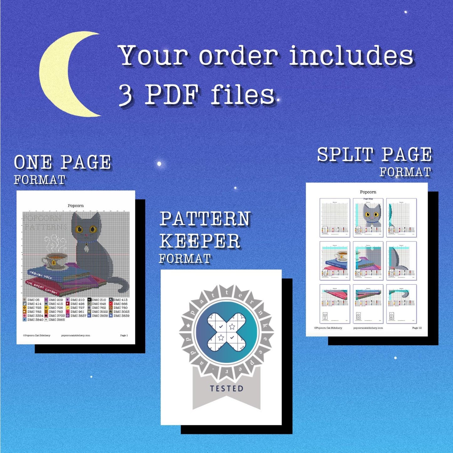 Read Banned Books Cross Stitch Pattern | Fahrenheit 451 PDF Pattern | Gift for Book Lovers