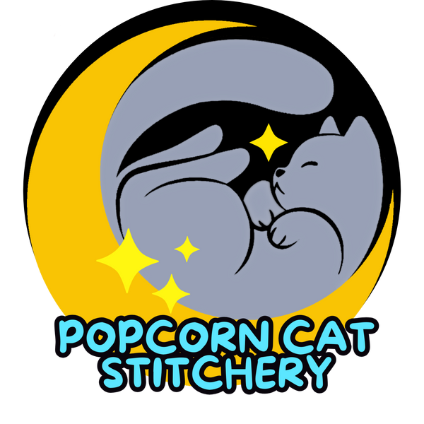 Popcorn Cat Stitchery