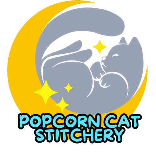 Popcorn Cat Stitchery